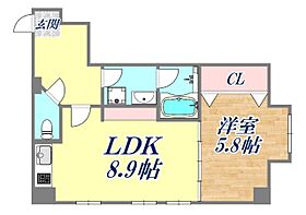 サンビルダー北野異人館通  ｜ 兵庫県神戸市中央区北野町4丁目（賃貸マンション1LDK・2階・37.00㎡） その2