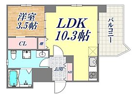 エルトスト神戸  ｜ 兵庫県神戸市中央区御幸通3丁目（賃貸マンション1LDK・3階・34.46㎡） その2