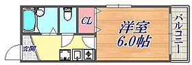 リバーサイド明光  ｜ 兵庫県神戸市中央区吾妻通6丁目（賃貸マンション1K・6階・18.00㎡） その2