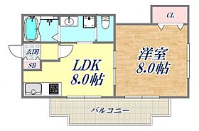 レジデンス・ミラ芦屋  ｜ 兵庫県芦屋市松浜町（賃貸マンション1LDK・1階・33.00㎡） その2