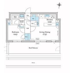 間取図画像 1LDK