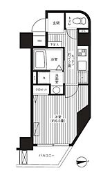 京王井の頭線 新代田駅 徒歩3分の賃貸マンション 1階1Kの間取り