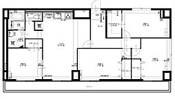 東急多摩川線 矢口渡駅 徒歩5分の賃貸マンション 2階4LDKの間取り