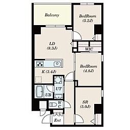 間取図画像 2SLDK