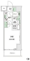 スタイリオ蒲田2 1Kの間取図画像