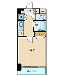 シンシア蒲田ステーションプラザ 1Kの間取図画像