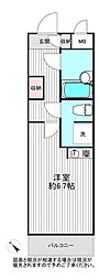ライオンズマンション江古田第5 ワンルームの間取図画像