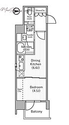 台東区元浅草4丁目マンション 1DKの間取図画像