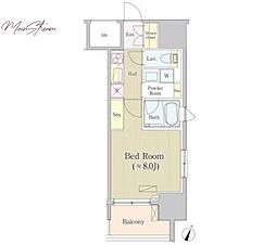 サイプレス日本橋本町 1Kの間取図画像