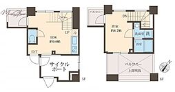 スフィア日本橋富沢町 1LDKの間取図画像