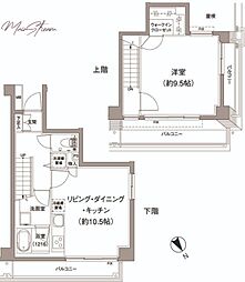 THECUBE 1LDKの間取図画像