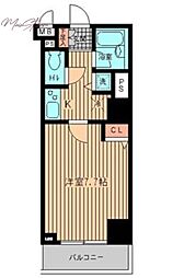 HF日本橋レジデンス 1Kの間取図画像