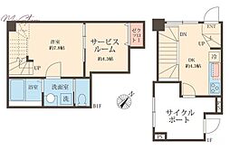 スフィア日本橋富沢町 1SDKの間取図画像