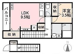 間取図画像 1LDK
