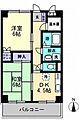 津山マンション7階4.5万円