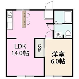 間取図画像 1LDK