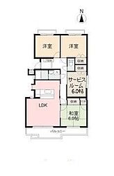 間取図画像 3SLDK