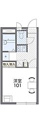 レオパレスエスポワール 1Kの間取図画像