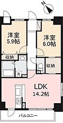 SKALFORSTE 2LDKの間取図画像