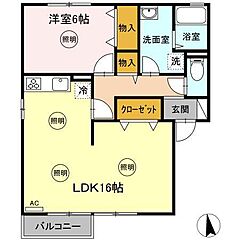 物件の間取り