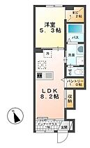 香川県高松市元山町594-1（賃貸アパート1LDK・1階・36.66㎡） その2