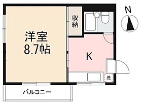 香川県高松市楠上町一丁目2-35（賃貸マンション1K・2階・24.60㎡） その2