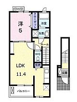 香川県高松市郷東町587番地5（賃貸アパート1LDK・2階・42.28㎡） その2