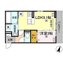 香川県高松市浜ノ町12番2（賃貸アパート1LDK・3階・33.53㎡） その2