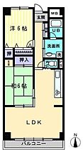 香川県高松市桜町一丁目6-13（賃貸マンション2LDK・5階・65.01㎡） その2