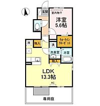 香川県高松市飯田町1282-1（賃貸アパート1LDK・1階・45.48㎡） その2