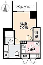 香川県高松市扇町一丁目25-42-1（賃貸マンション1K・7階・25.00㎡） その2