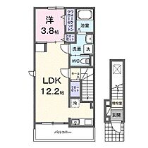 香川県高松市多肥下町107番地1（賃貸アパート1LDK・2階・42.56㎡） その2