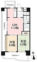 香川県高松市栗林町二丁目19-25（賃貸マンション2LDK・12階・47.50㎡） その2