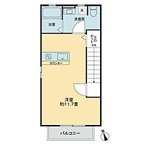 香川県高松市花ノ宮町一丁目4-6（賃貸アパート1R・2階・33.95㎡） その2