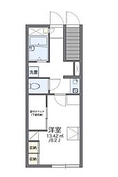 レオパレスブラン 1Kの間取図画像