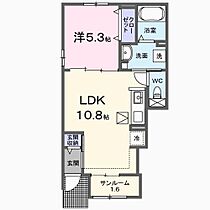 クラール勅使イーストＢ 101 ｜ 香川県高松市勅使町240番地1（賃貸アパート1LDK・1階・40.02㎡） その2