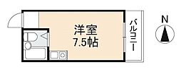 NSビル ワンルームの間取図画像