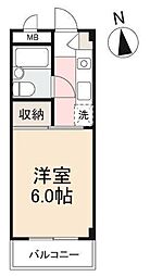 ナビハウス 1Kの間取図画像