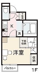 間取図画像 1K