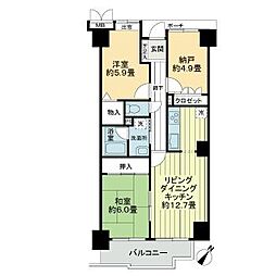 間取図画像 2SLDK