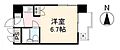 プチメゾン片原町3階2.5万円