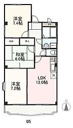 ルミナス55 3LDKの間取図画像