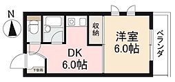 間取図画像 1DK