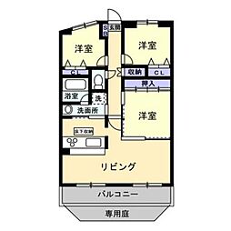 間取図画像 3LDK