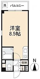 アルソリエート高松 ワンルームの間取図画像