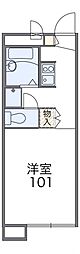 レオパレスさくら 1Kの間取図画像