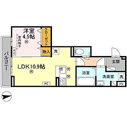 間取図画像 1LDK