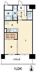 アルファレガロ高松駅前 9階1LDKの間取り