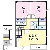 アロッジオＫ3　Ｂ 203 ｜ 香川県高松市川部町1936番地4（賃貸アパート2LDK・2階・56.48㎡） その2