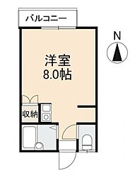 Sコート西宝町B ワンルームの間取図画像